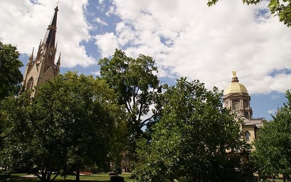 Notre Dame University campus. Credit: iStock