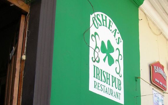 O'Shea's sign. Photo: Ciaran Tierney