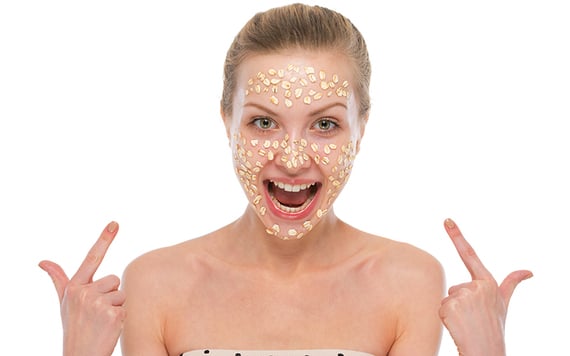 Are we doing it right? Oatmeal facials. Have never had one.