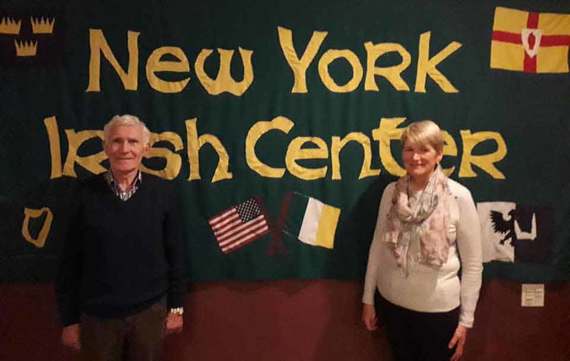 Peter and Kathleen Mulryan following the screening of the 'Mother & Baby' documentary at the New York Irish Centre in Queens. Photo: Ciaran Tierney Digital Storyteller.