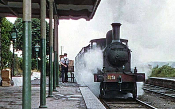 The train arriving in The Quiet Man.