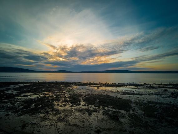 The wonderful seascapes at Carrickfergus, County Antrim.