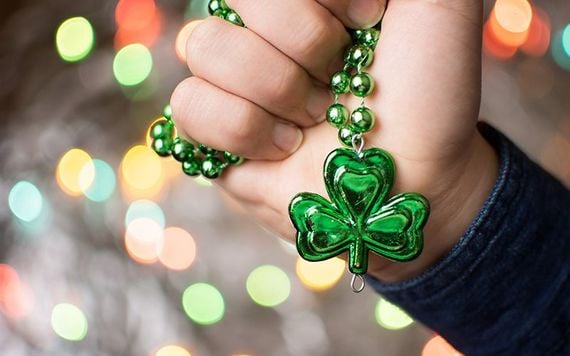Shamrock necklace. Photo: iStock