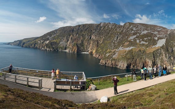 The cliffs on the Slieve League Pennisula.