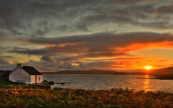 The scenery - A view from Sneem, in County Galway.
