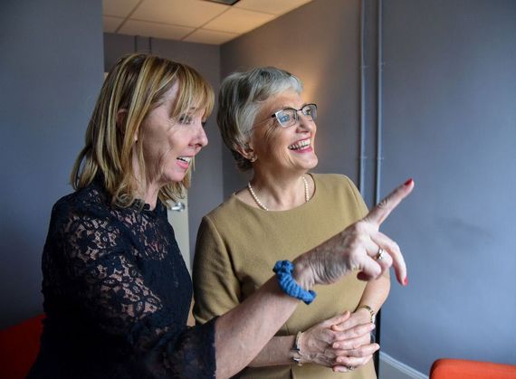 Irish Senator Joan Freeman and Minister for Children and Mental Health Katherine Zappone at the Solace House launch. Image: Solace House.