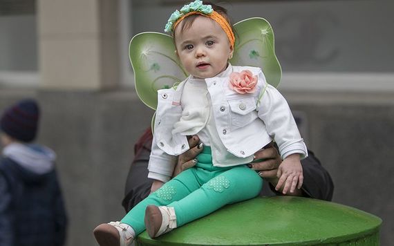 A real life Irish fairy! Happy St. Patrick's Day!