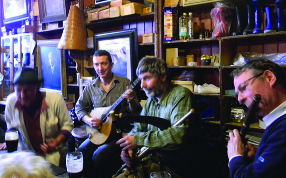 Traditional Irish music.