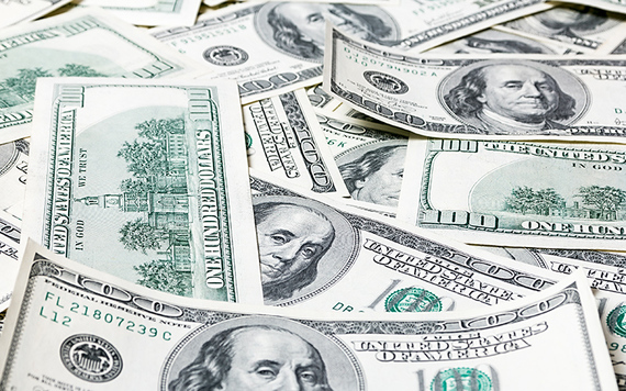 The color of money: US dollar.
