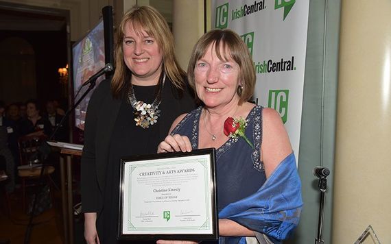 Honoree Dr. Christine Kinealy with Bridget Bray. Photo: Nuala Purcell