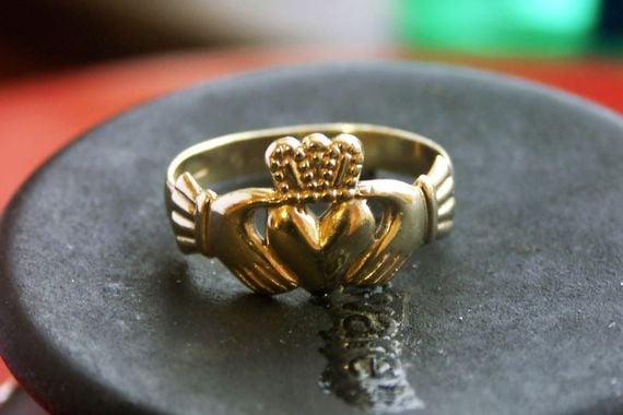 A Claddagh ring. (Getty Images) A Claddagh ring. (Getty Images)