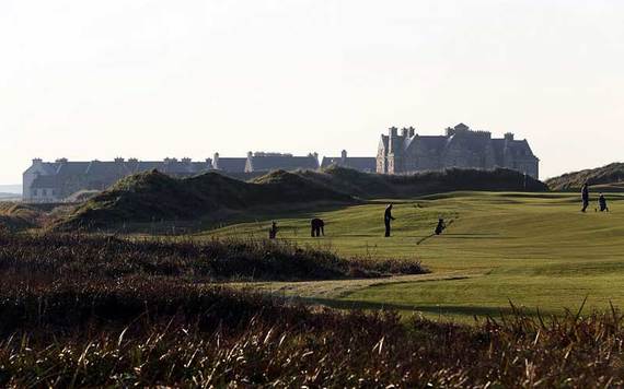 Donald Trump's golf resort and hotel at Doonbeg, County Clare.