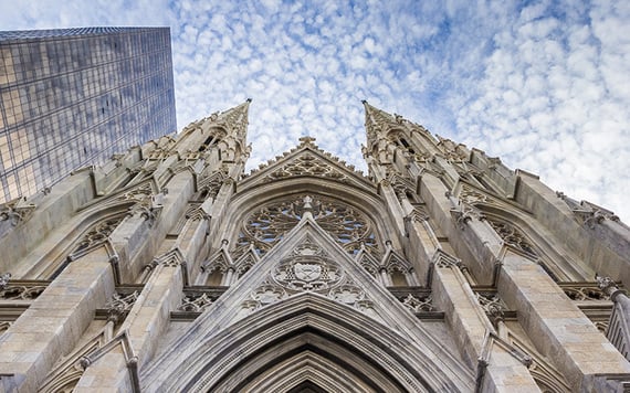 St. Patrick's Cathedral in New York.