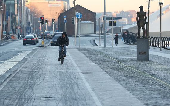 A frosty morning in Dublin. A frosty morning in Dublin.
