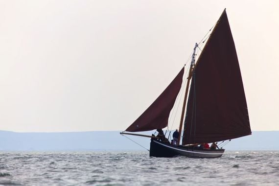 Uma Galway Hooker hoje (Getty Images)