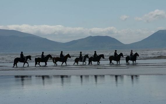 Horse-riding in Dingle. Image: Getty.
