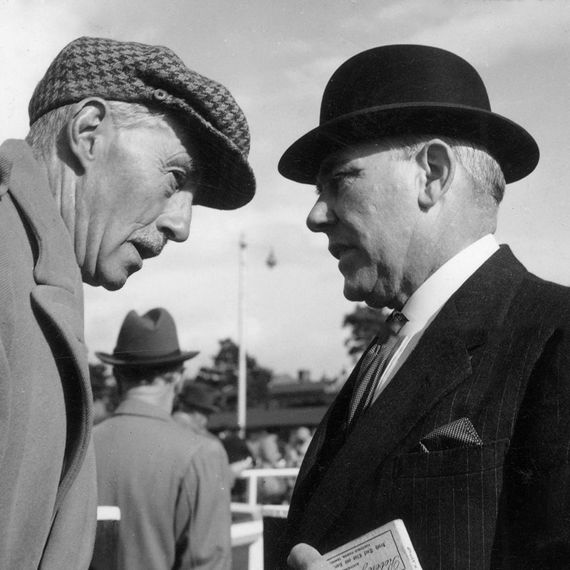 Two men talking (Bock-Schroeder Foundation)