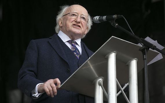 Ireland's President Michael D Higgins.