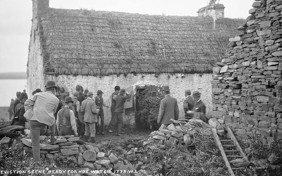 Post Famine eviction photographs show how merciless British landlords were  | IrishCentral.com