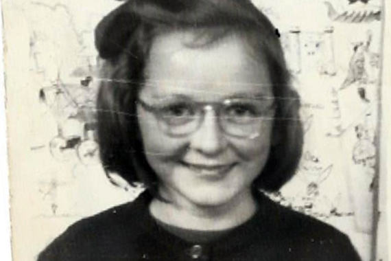 Little Jean Farrell aged eight.