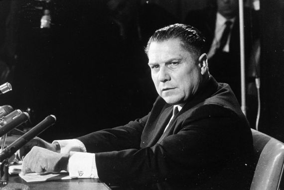 International Brotherhood of Teamsters (IBT) union leader Jimmy Hoffa whom Frank "The Irishman" Sheeran claims to have killed. Image: Getty