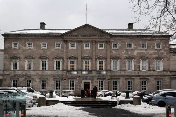 Leinster House, Irish government buildings, in Dublin. Leinster House, Irish government buildings, in Dublin.