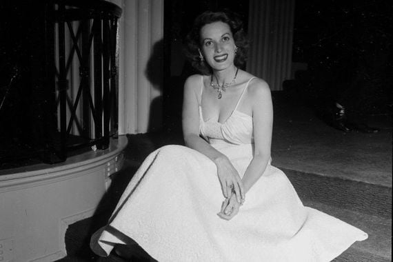 Maureen O'Hara, photographed in 1954. Maureen O'Hara, photographed in 1954.