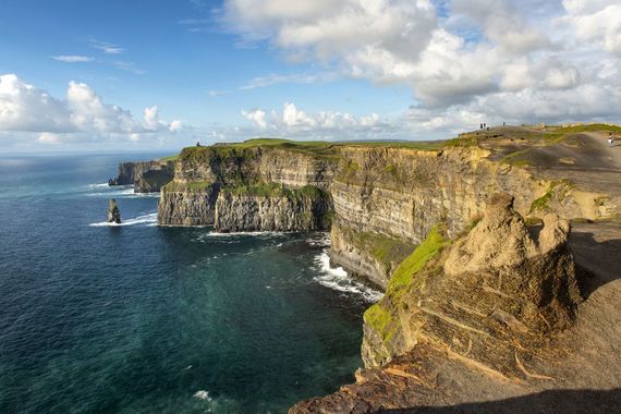 The stunning Cliffs of Moher, in County Clare.