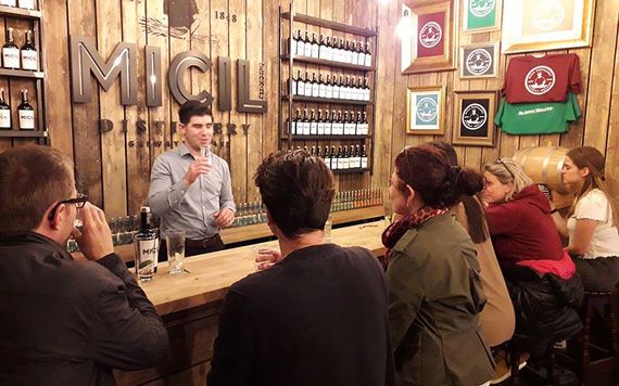 Padraic leading a tour. Photo: Ciaran Tierney