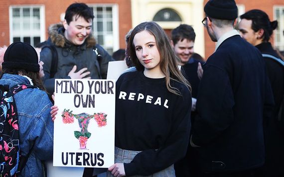 "Mind your own uterus": Women's choice is king for some pro-choice advocates.