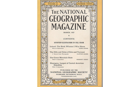 The 1927 National Geographic. 