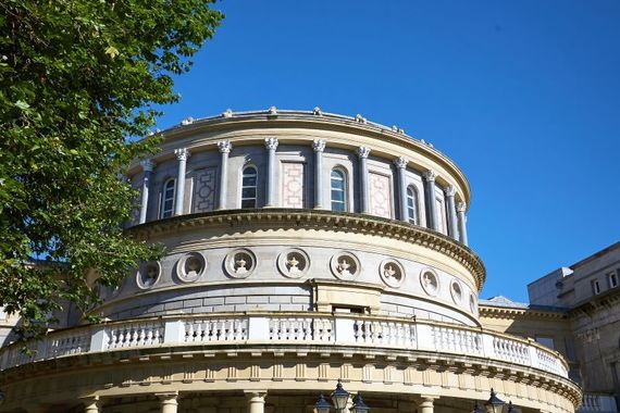 The National Library of Ireland, on Kildare Street, in Dublin.