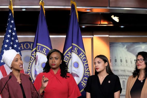 The four Congresswomen targeted in Trump's tweets (Getty Images)