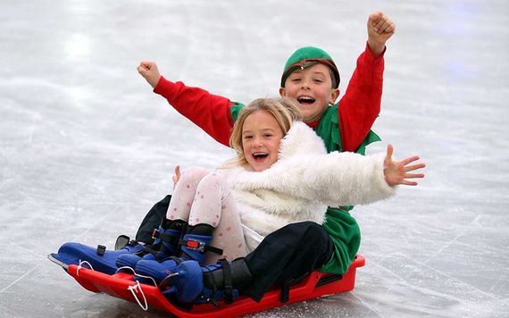 Fun at the skating rink. Photo: Tourism Ireland