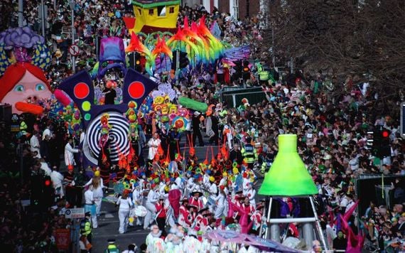 St. Patrick's Day carnival in Dublin. Photo: Tourism Ireland
