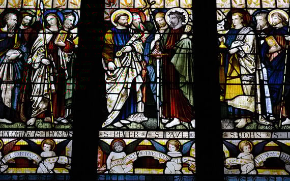 It has more than 2,800 stained glass panels.