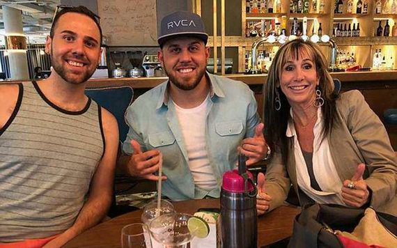 Tracy Dooley and her sons, Tyler and TJ. Photo: Tracy Dooley Facebook