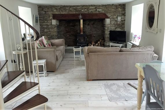 The charming interior of The Waterfall Lodge