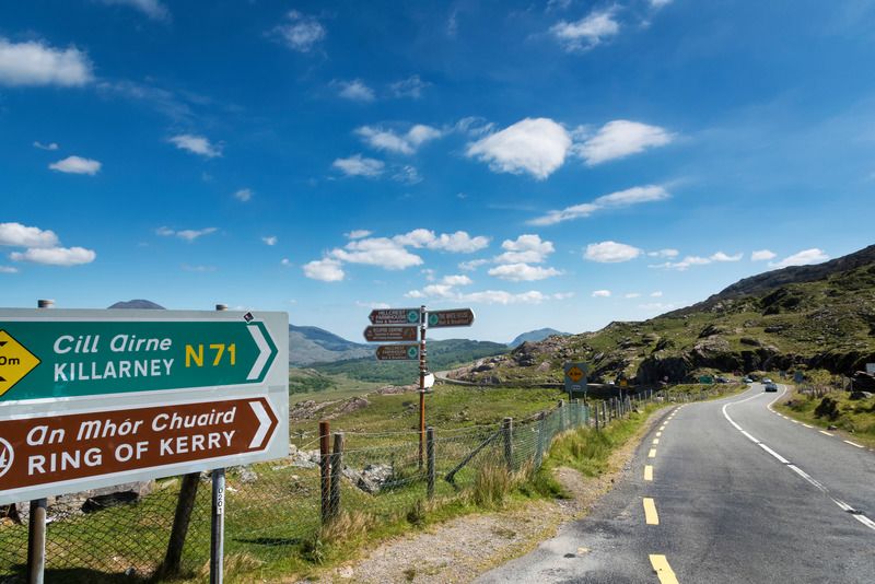 L'anneau du Kerry dans le Co Kerry (pool de contenu de l'Irlande)