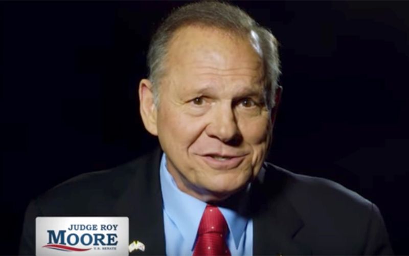 Roy Moore. Photo from YouTube