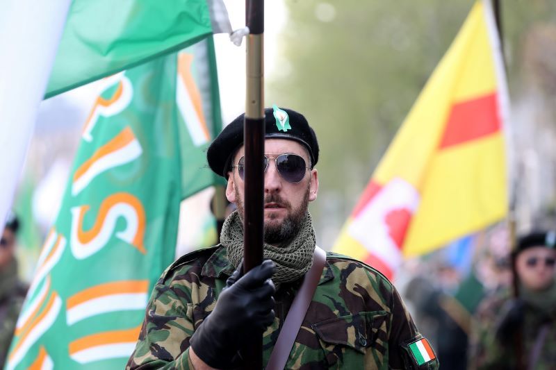 Saoradh marched in Dublin to commemorate the Easter Rising (RollingNews.ie)