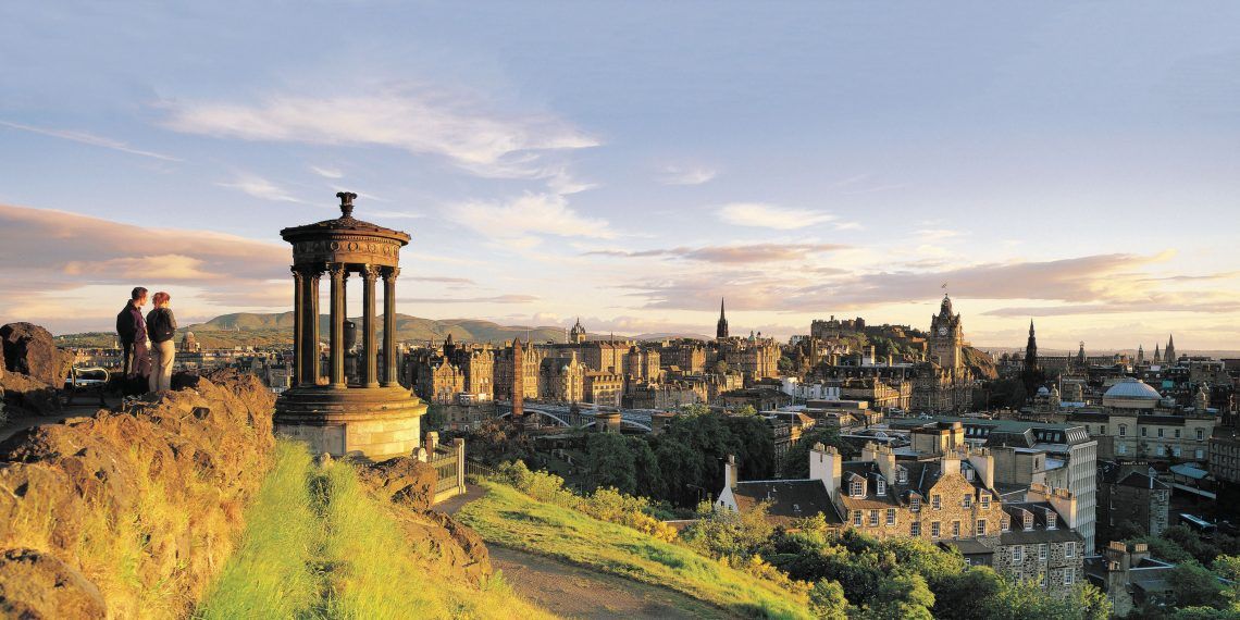 Overlooking Edinburgh. Photo: NACTA Travel
