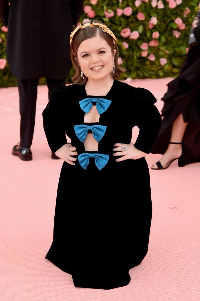 Sinead Burke attends The 2019 Met Gala Celebrating Camp: Notes on Fashion at Metropolitan Museum of Art on May 06, 2019 in New York City. (Photo by Jamie McCarthy/Getty Images)