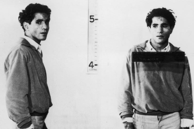 Sirhan Sirhan, the night that RFK was assassinated (Getty Images)
