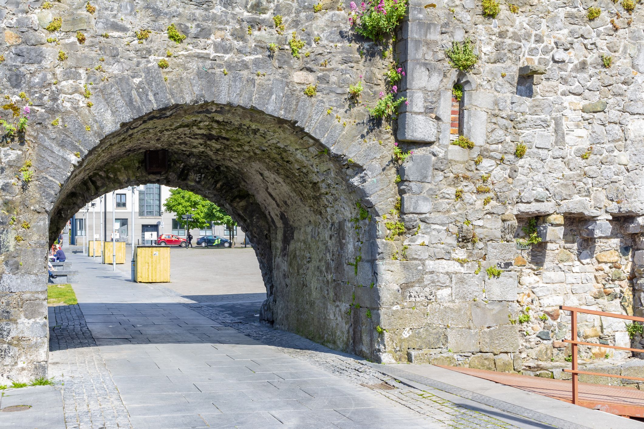 The Spanish Arch in Claddagh neighborhood of Galway, Ireland. Image: Getty. 
