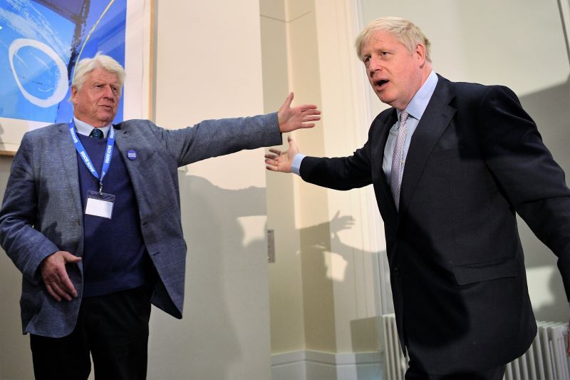 Stanley Johnson and his son, Prime Minister Boris Johnson (Getty Images)