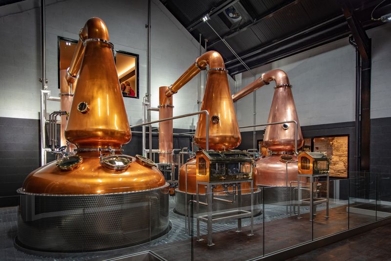 The stills at the Dublin Liberties Distillery