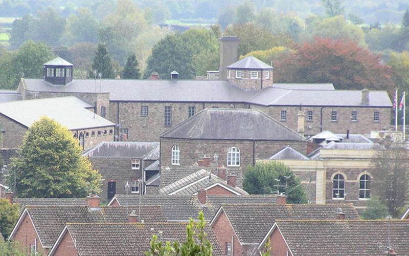 Usk prison. Image: WikiCommons.