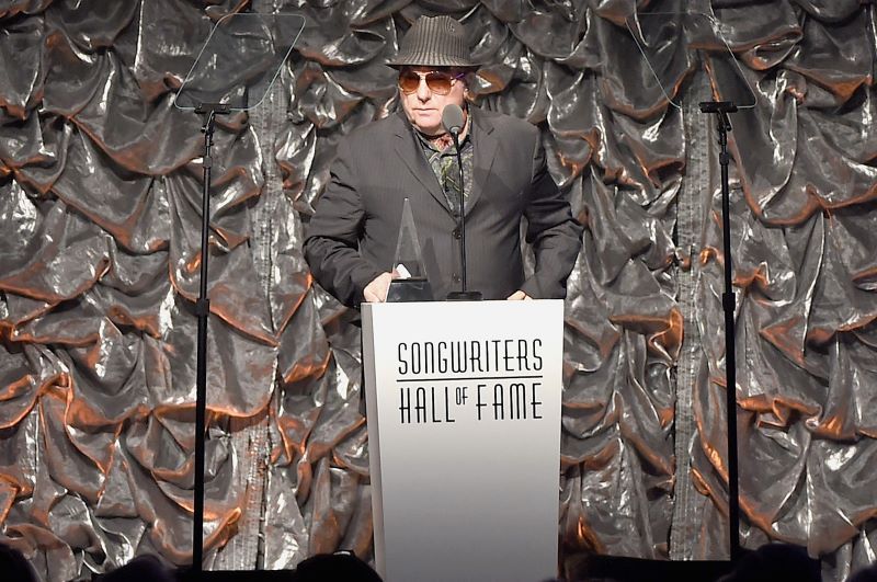 Van Morrison at the Songwriter's Hall of Fame (Getty Images)