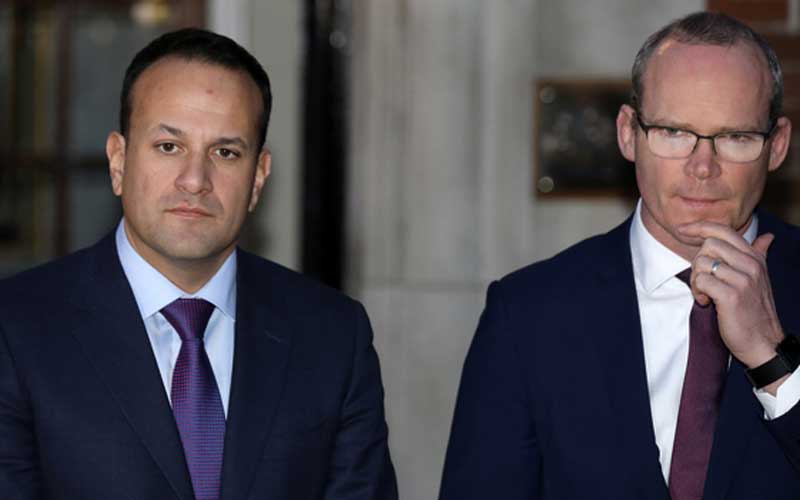 Fine Gael leaders Leo Varadkar and Simon Coveney.